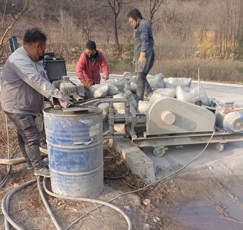 宜兴路面下沉注浆